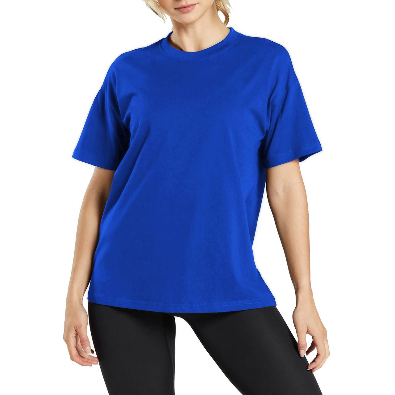 Galaxy by Harvic Loose Fit Crew Neck Women's T-Shirt